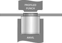 PROFILED PUNCH ANVIL