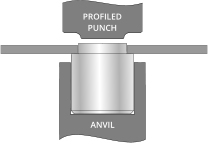 PROFILED PUNCH ANVIL