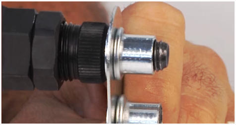 Blind rivet clearance nut