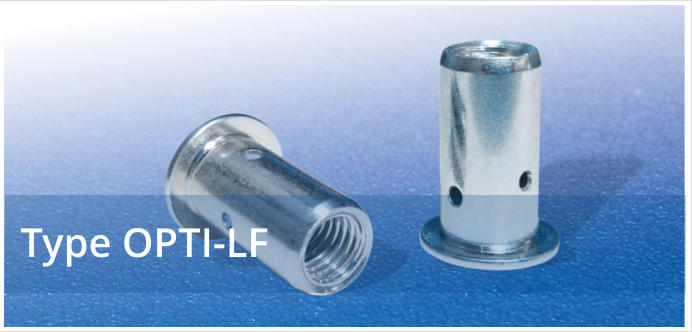 RIVETNUT LG FLNG HD, 3.30-5.70mm GR CAL2-580-5.7B M5x0.8 RND Body Splined 