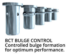 BCT BULGE CONTROL Controlled bulge formation for optimum performance.