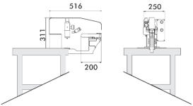 Primaserter Head Unit Dimensions